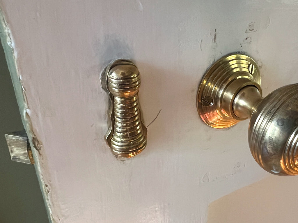 Escutcheon Solid Brass - Beehive image 2