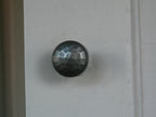 Knob – Hammered Top Cast Waxed Antique Iron 32mm image 2