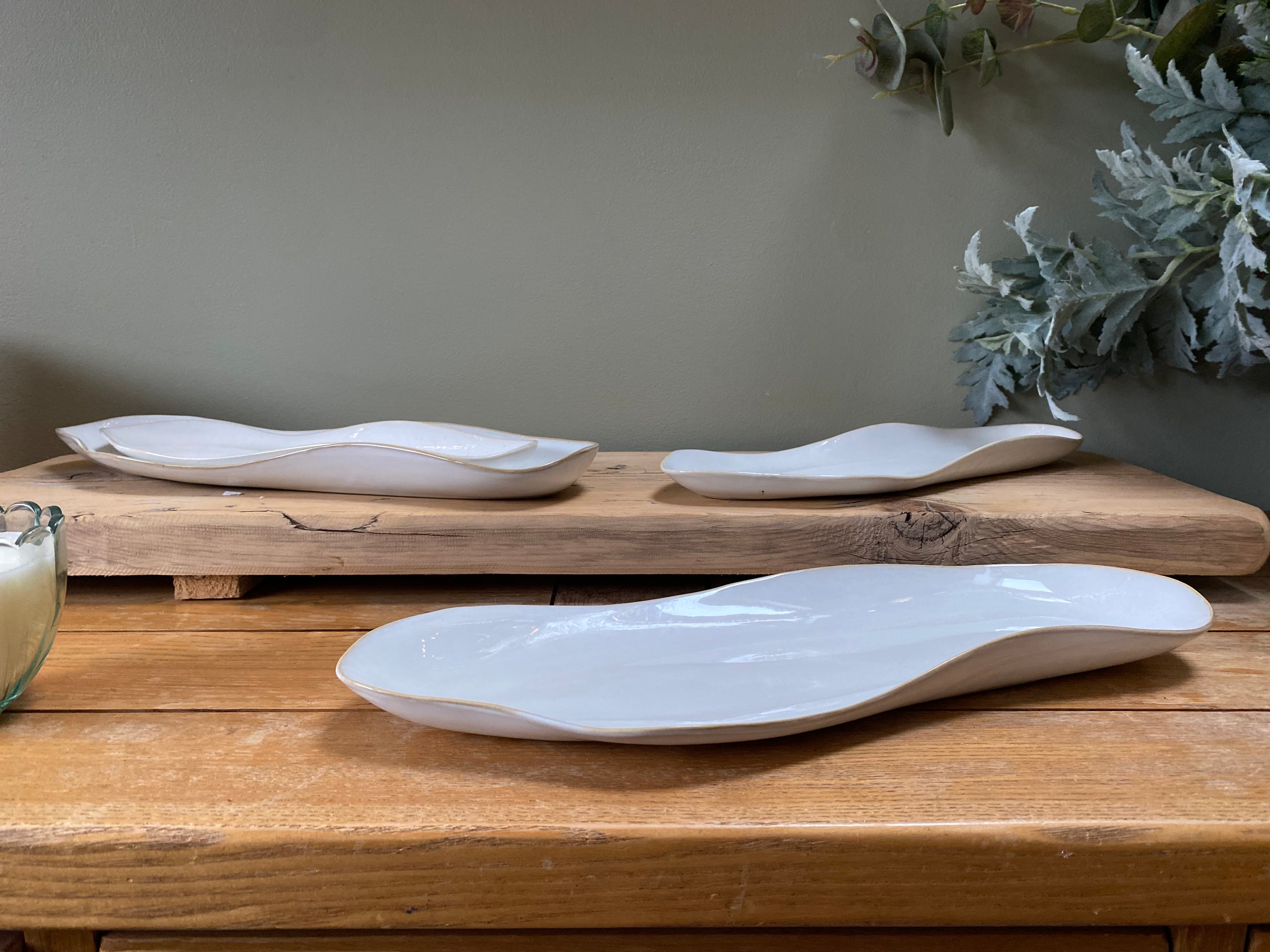 Eden Serving Plate Set of 2 - Oyster White image 3