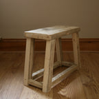 Reclaimed Wood Milking Stool image 1