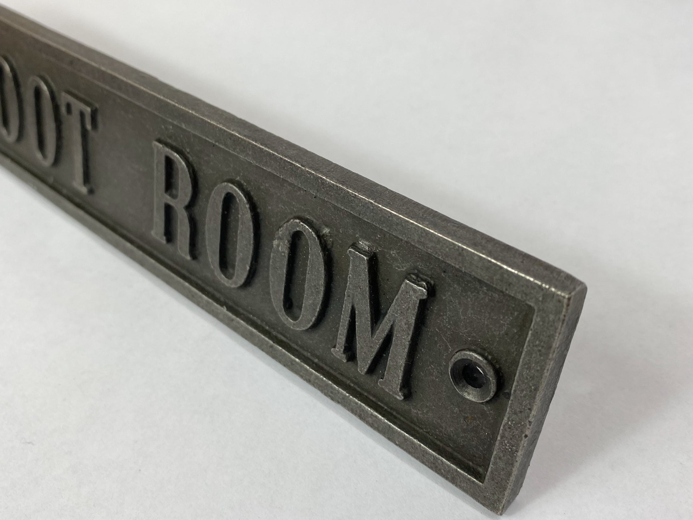 Boot Room Plaque – Antique Iron image 1