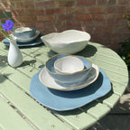 Eden Ceramic Dinnerware Set 2 - Ocean Blue (Set of 6) image 7