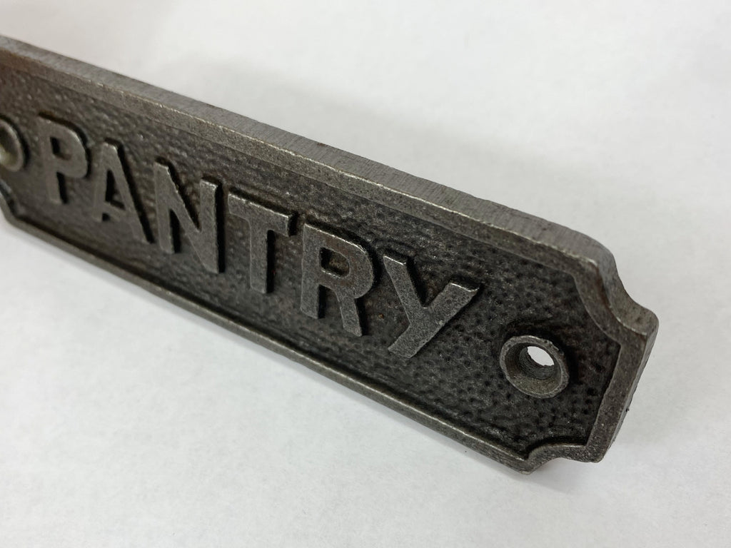 Pantry Door Plaque - Antique Iron image 2