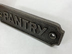 Pantry Door Plaque - Antique Iron image 2