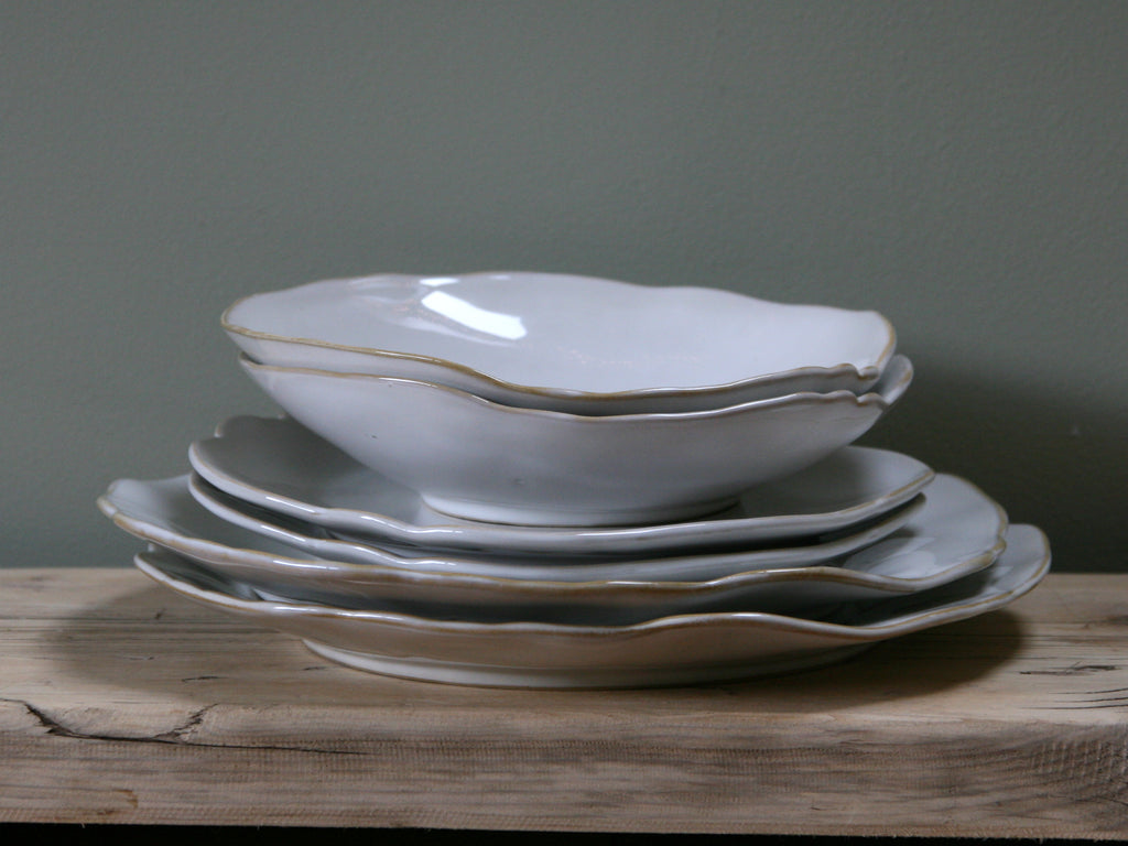 Eden Ceramic Dinnerware Set 3 - Oyster White (Set of 6) image 0