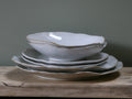Eden Ceramic Dinnerware Set 3 - Oyster White (Set of 6) image 0