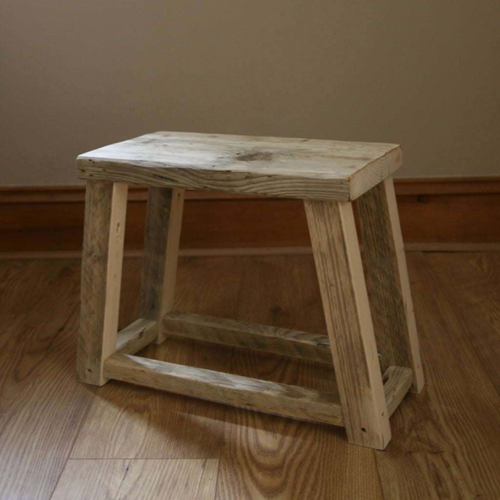 Reclaimed Wood Milking Stool image 4