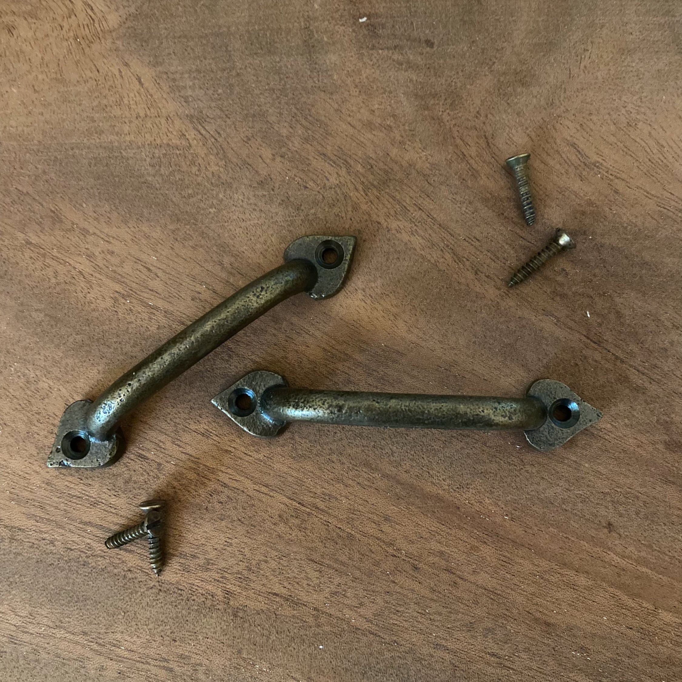 Drawer Pull Handle Antique Brass image 3