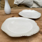 Eden Ceramic Side Plate Set of 2 - Oyster White image 0