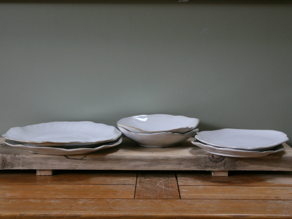 Eden Ceramic Dinnerware Set 3 - Oyster White (Set of 6) image 3