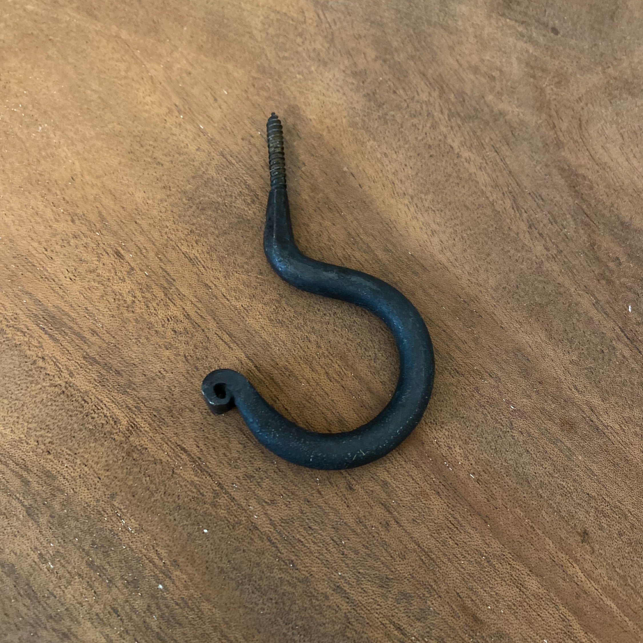 Screw In Hook Antique Iron image 4