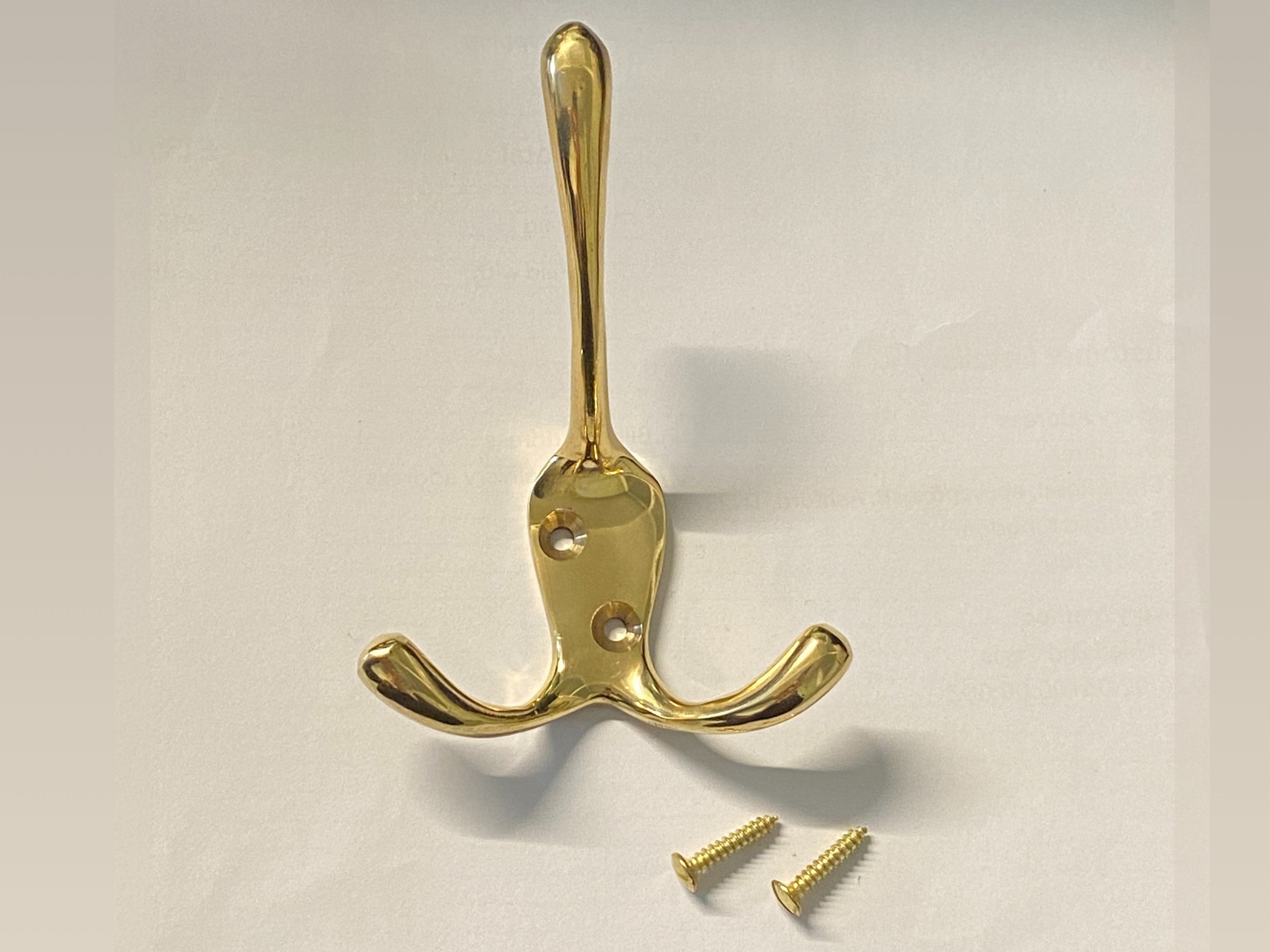 Coat Hook - Polished Brass image 0