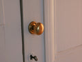Cupboard Knob & Plate - Polished Brass 38mm image 0