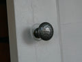 Knob – Hammered Top Cast Waxed Antique Iron 32mm image 0