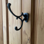 Double Coat Hook Antique Cast Iron image 1