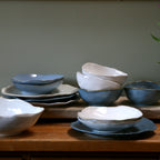 Eden Ceramic Dinnerware Set 2 - Ocean Blue (Set of 6) image 6