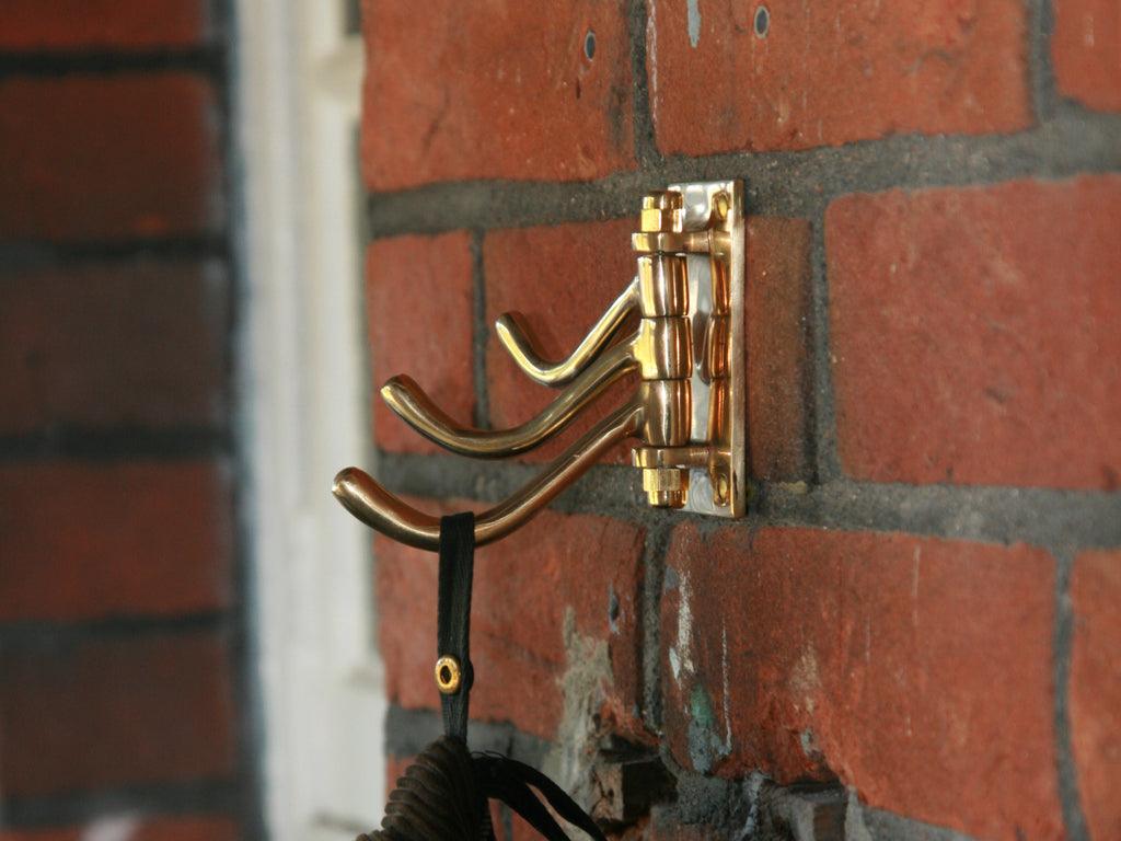 Swivel Hook Solid Brass image 0