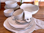 Eden Ceramic Dinnerware Set 2 - Oyster White (Set of 6) image 8
