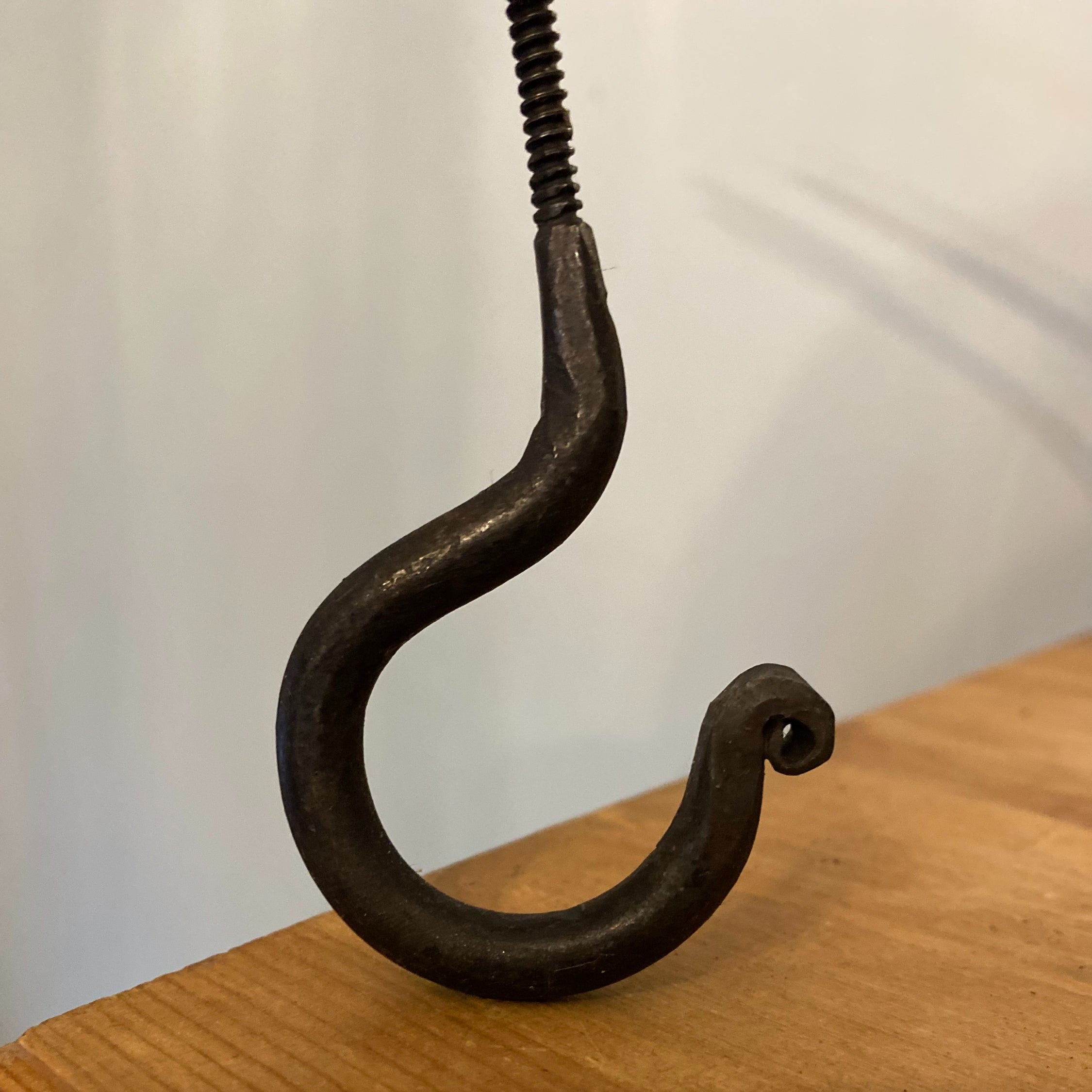 Screw In Hook Antique Iron image 1