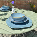 Eden Ceramic Dinnerware Set 2 - Ocean Blue (Set of 6) image 1