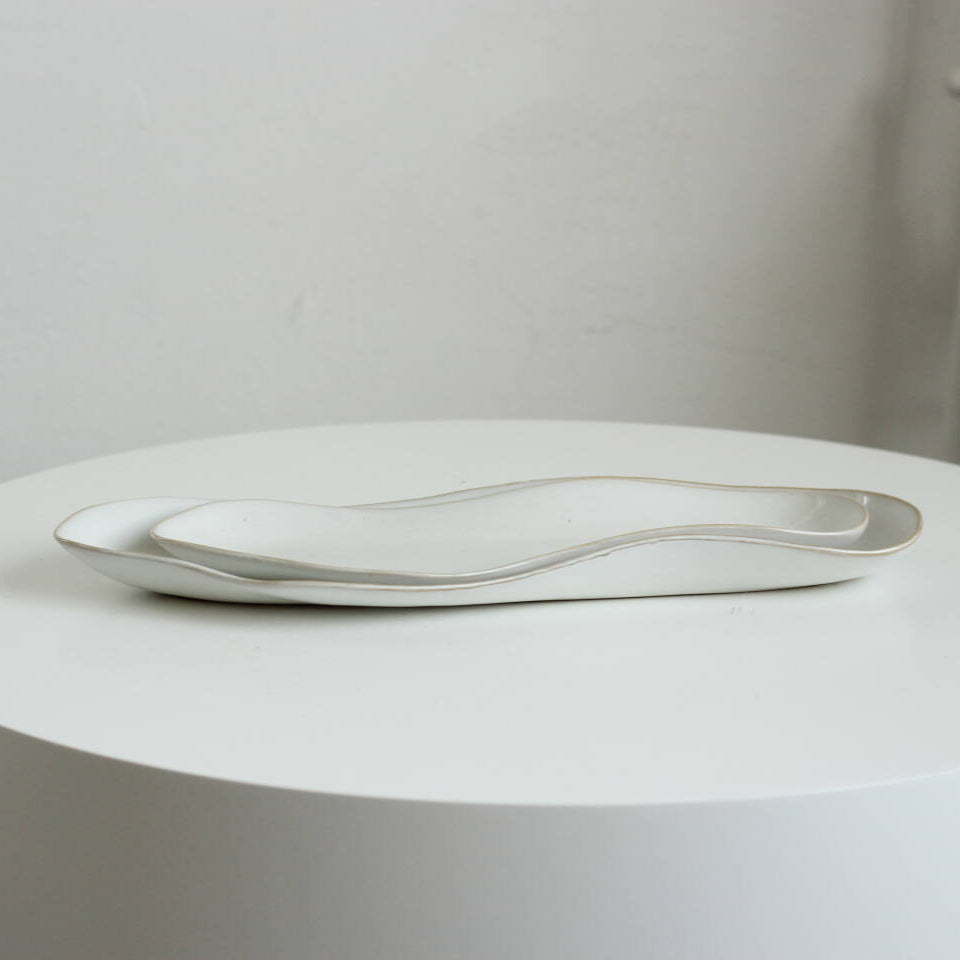Eden Serving Plate Set of 2 - Oyster White image 4