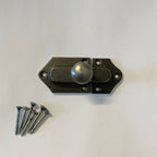 Cupboard Slide Latch With Spring - Antique Iron