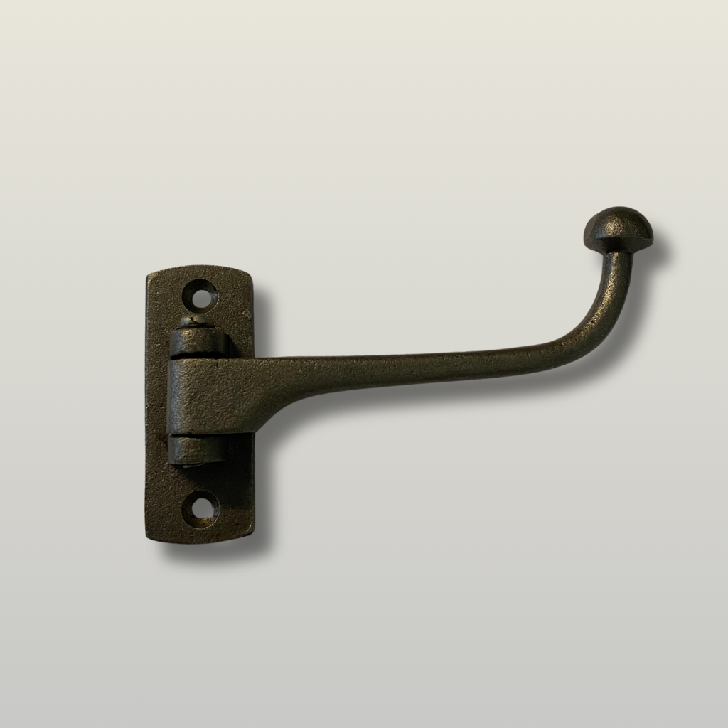 Antique Iron Swivel Coat Hook