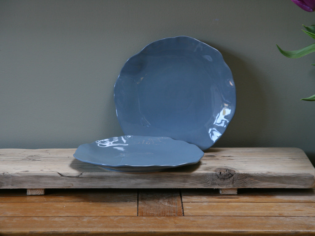 Eden Ceramic Dinner Plate Set of 2 - Ocean Blue image 0