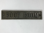 Boot Room Plaque – Antique Iron image 0