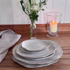 Eden Ceramic Small Plate Set of 2 - Oyster White image 2