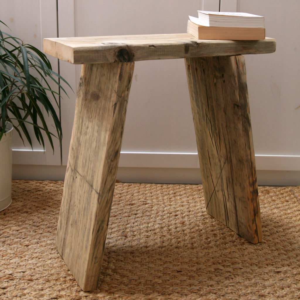 Reclaimed Wood Rustic Bench image 0