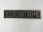 Boot Room Plaque – Antique Iron image 2