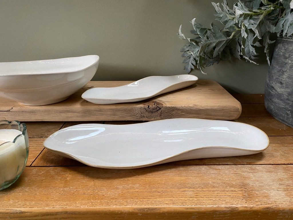 Eden Serving Plate Set of 2 - Oyster White image 0