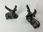 Deer Ornament Pair of Sitting Stag image 2