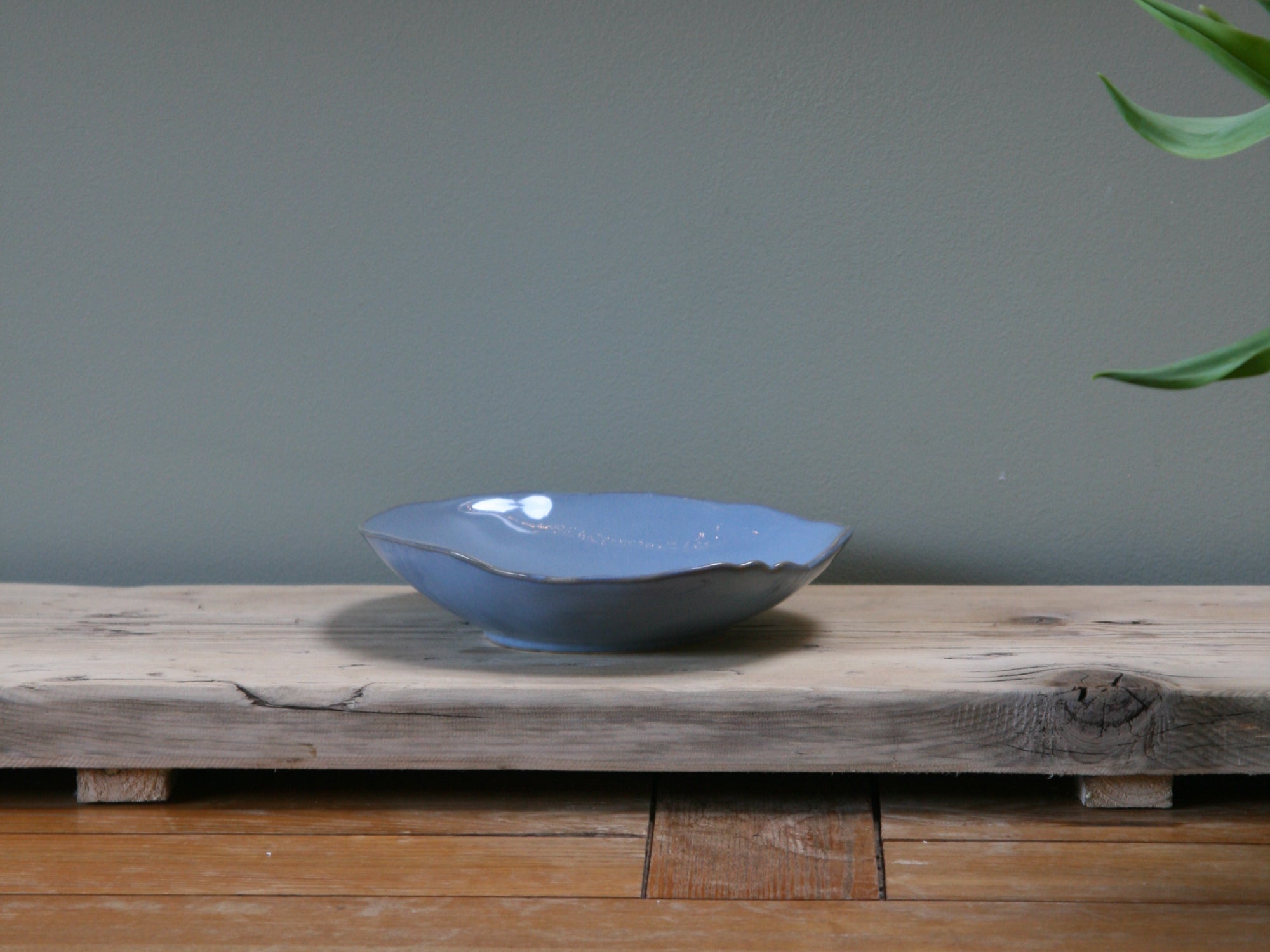 Eden Ceramic Pasta Bowl Set of 2 - Ocean Blue image 2