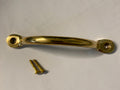 Bow Pull Handle - Polished Brass image 0