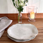 Eden Ceramic Dinner Plate Set of 2 - Oyster White image 3