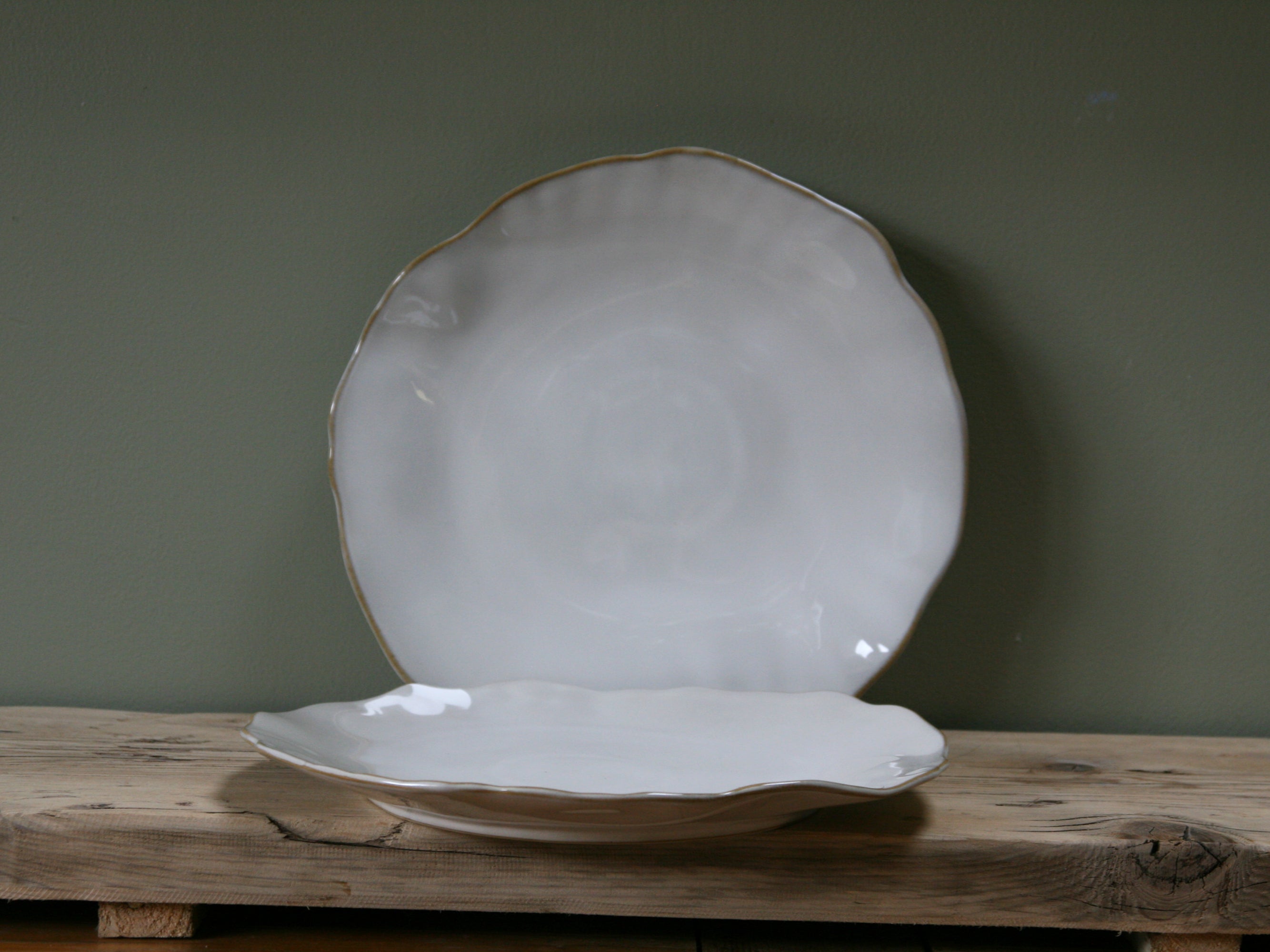 Eden Ceramic Dinnerware Set 3 - Oyster White (Set of 6) image 5