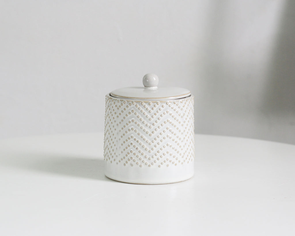 Dotted Storage Jar & Lid image 1