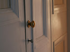 Cupboard Knob & Plate - Polished Brass 38mm image 3